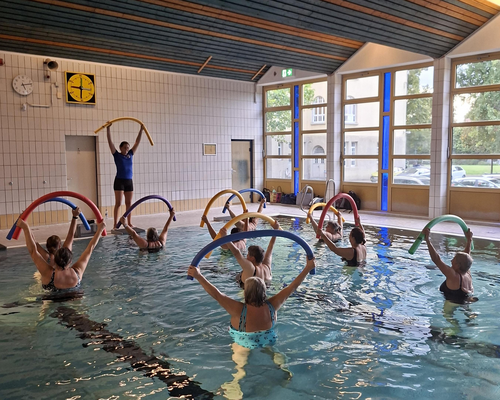 Aqua Fitnesskurse im Reutlinger Freibad 
