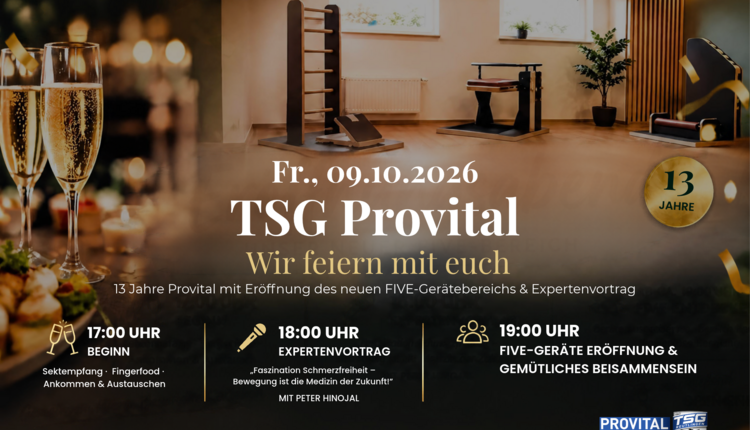 Expertenvortrag & Eröffnung FIVE Gerätebereich