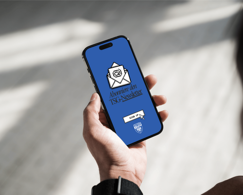 Immer bestens informiert mit dem TSG-Newsletter!
